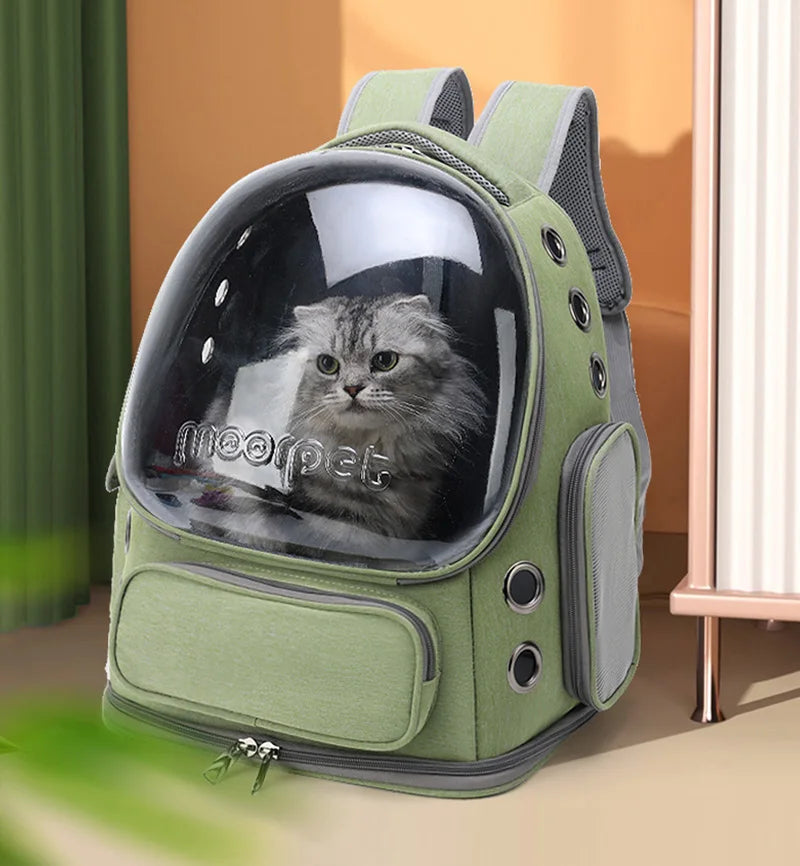 Pet Cat Backpack  Transparent