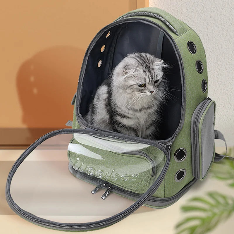 Pet Cat Backpack  Transparent