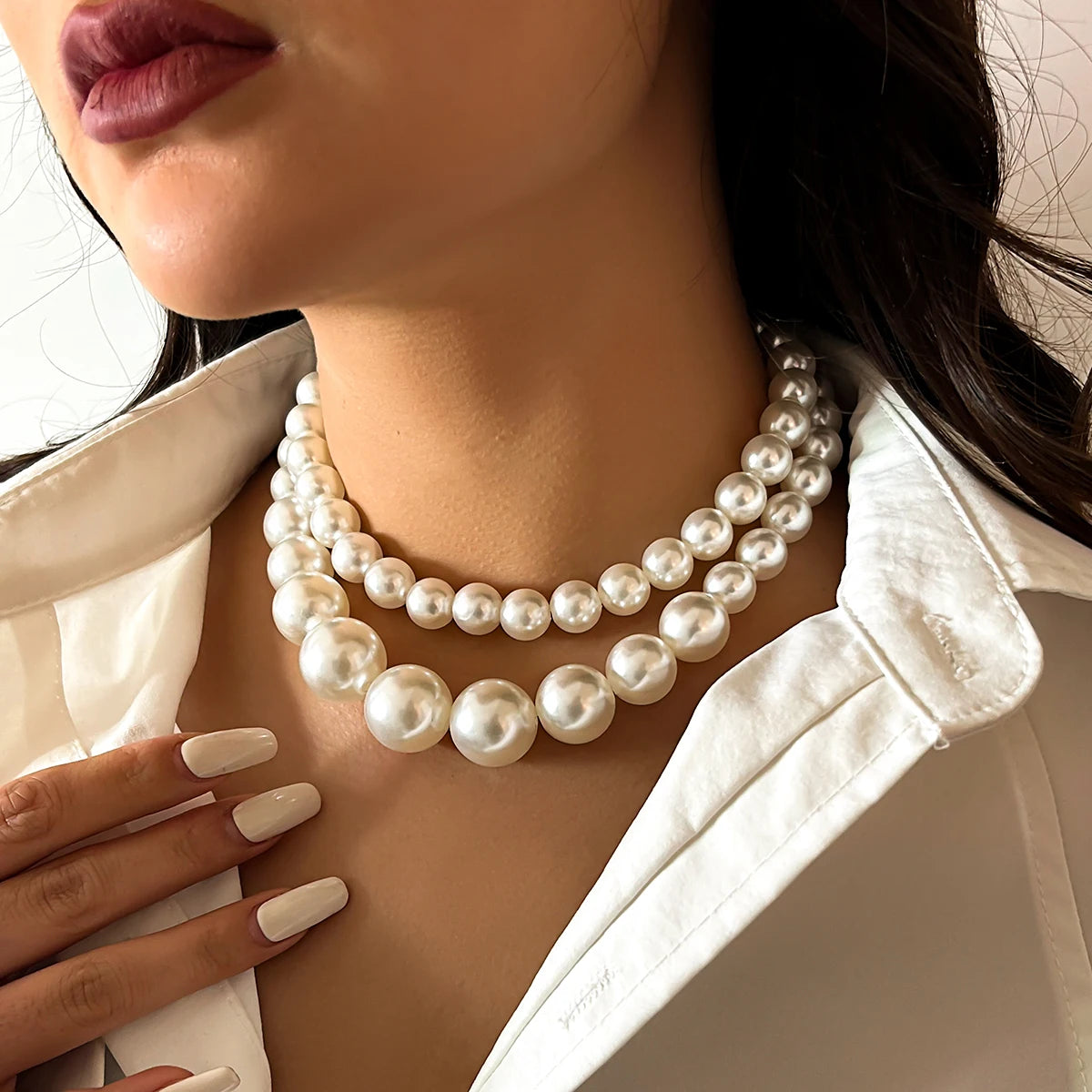 Pearl Beaded  Necklaces'