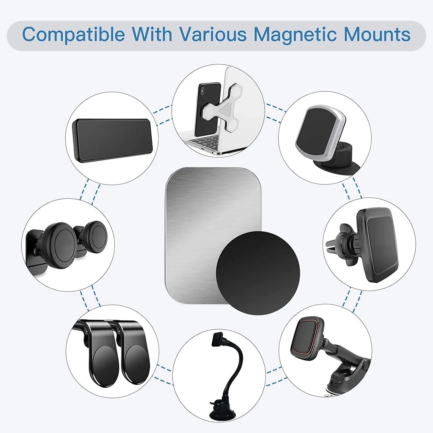 Metal Plate Disk For Magnetic Car Phone Holder