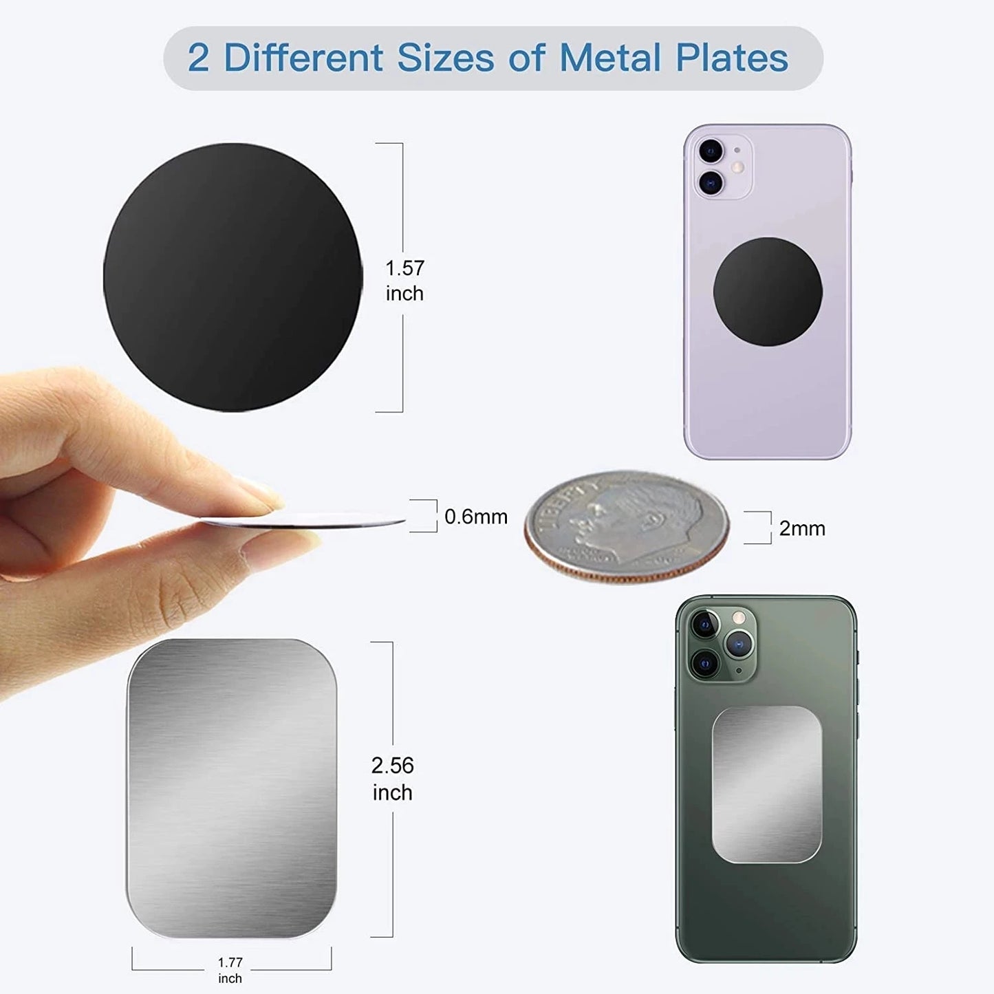 Metal Plate Disk For Magnetic Car Phone Holder